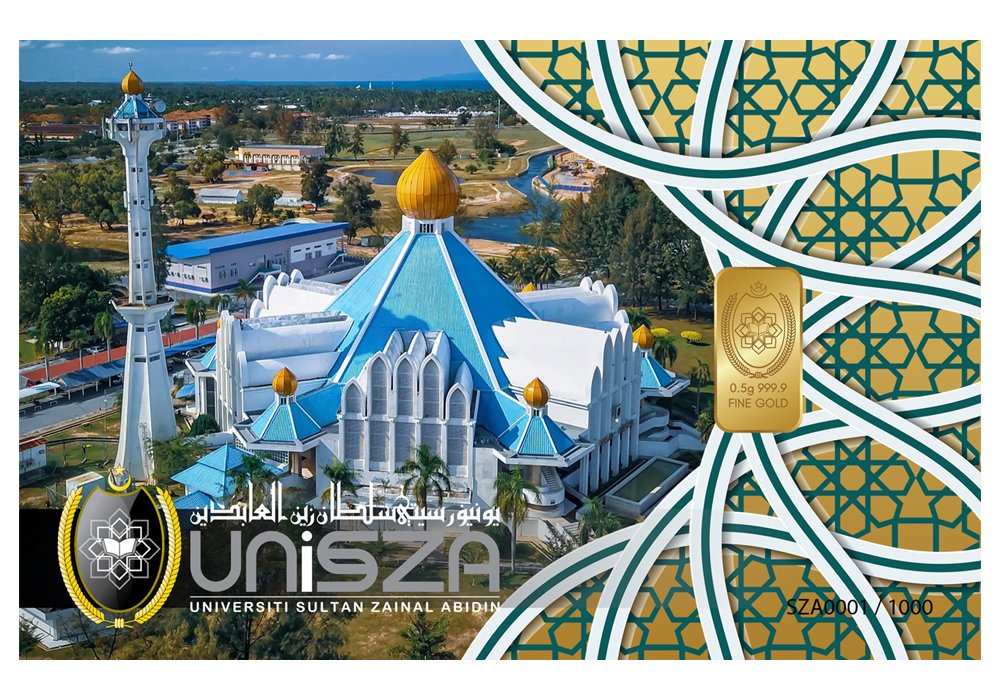 gold bar 0.5g universiti sultan zainal abidin (unisza)