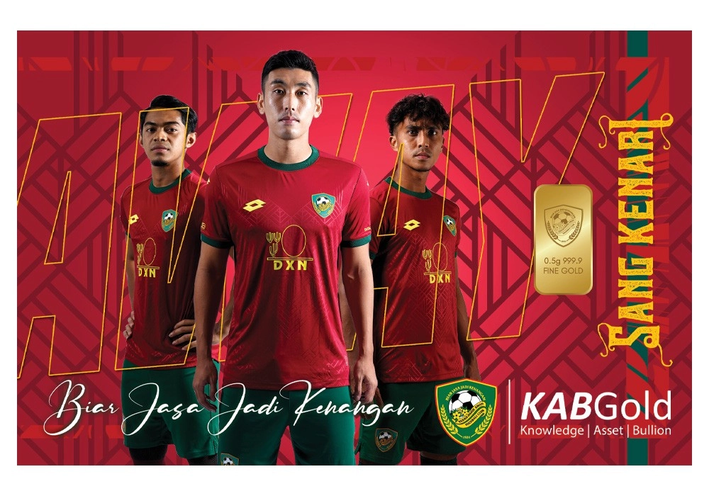 gold bar 0.5g edisi away kit kedah darul aman football club