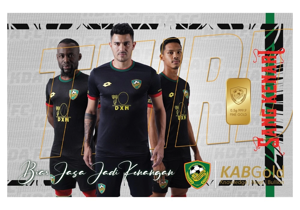 gold bar 0.5g edisi third kit kedah darul aman football club