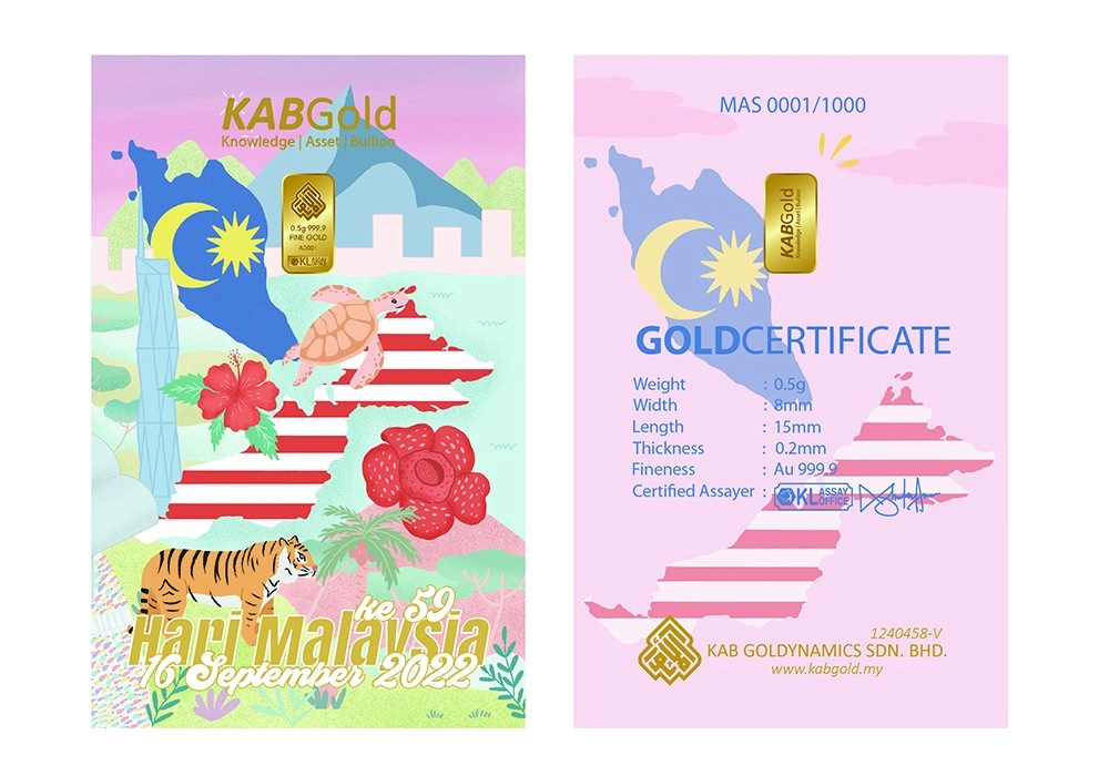 gold bar 0.5g hari malaysia 2022