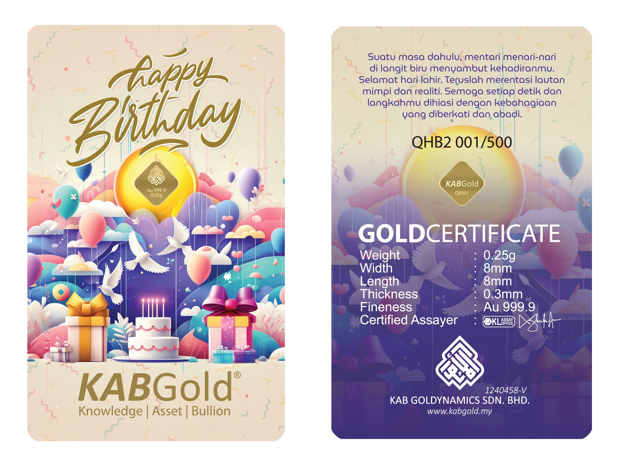 gold bar 0.25g happy birthday v2